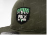 Cap Trucker Snapback with Puch logo patch olive green black Cap Trucker Snapback with Puch logo patch olive green black